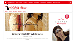 Desktop Screenshot of celebritysaree.com